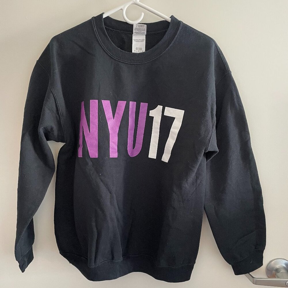 Vintage Black New York University (NYU) crewneck sweatshirt Size M